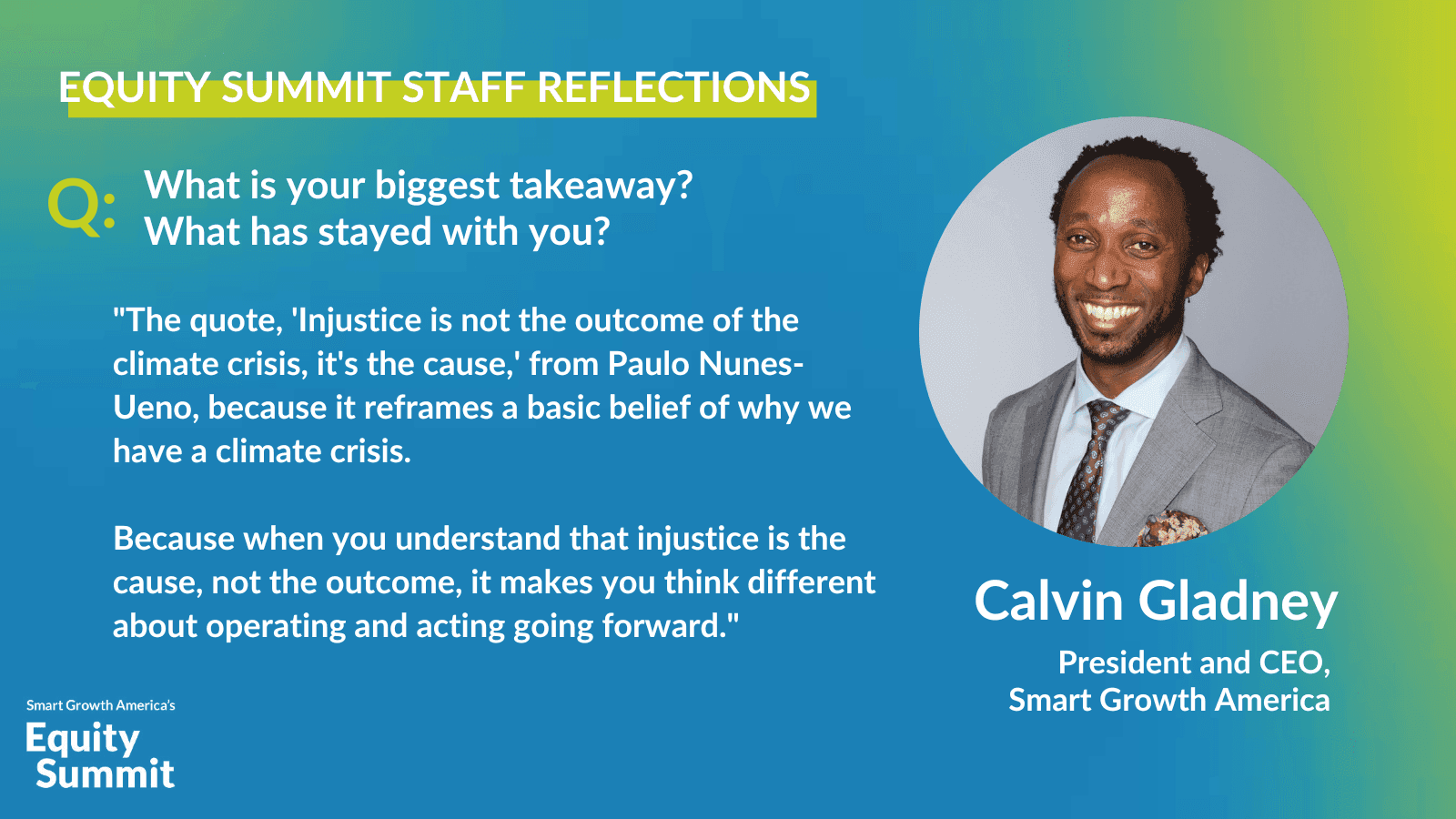 Staff takeaways from the 2023 Equity Summit