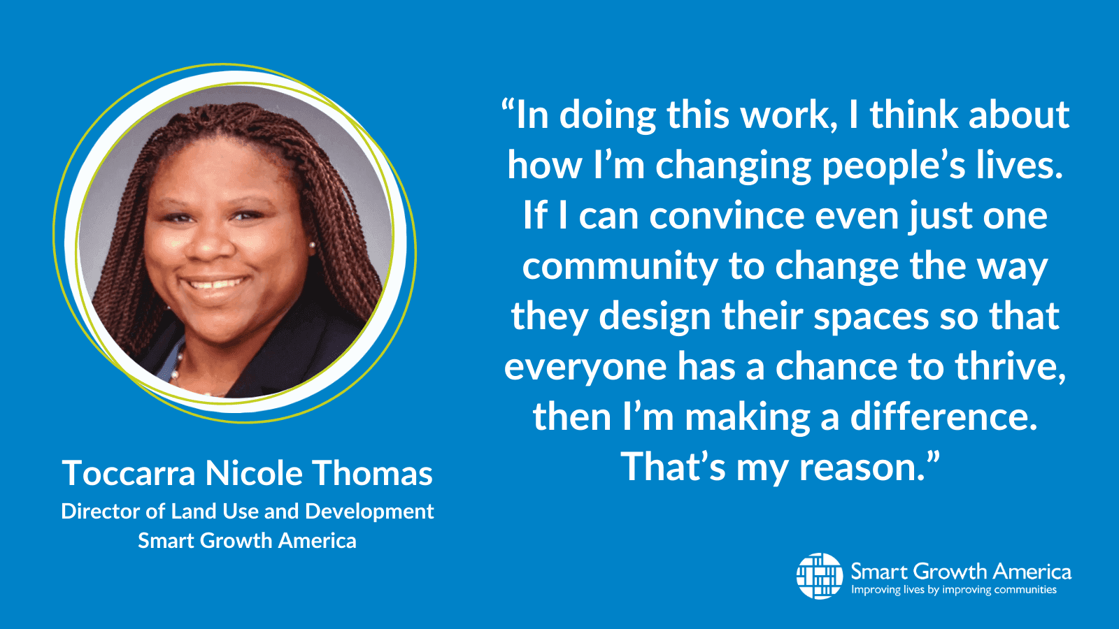 Staff spotlight: Toccarra Nicole Thomas, Director of Land Use and Development