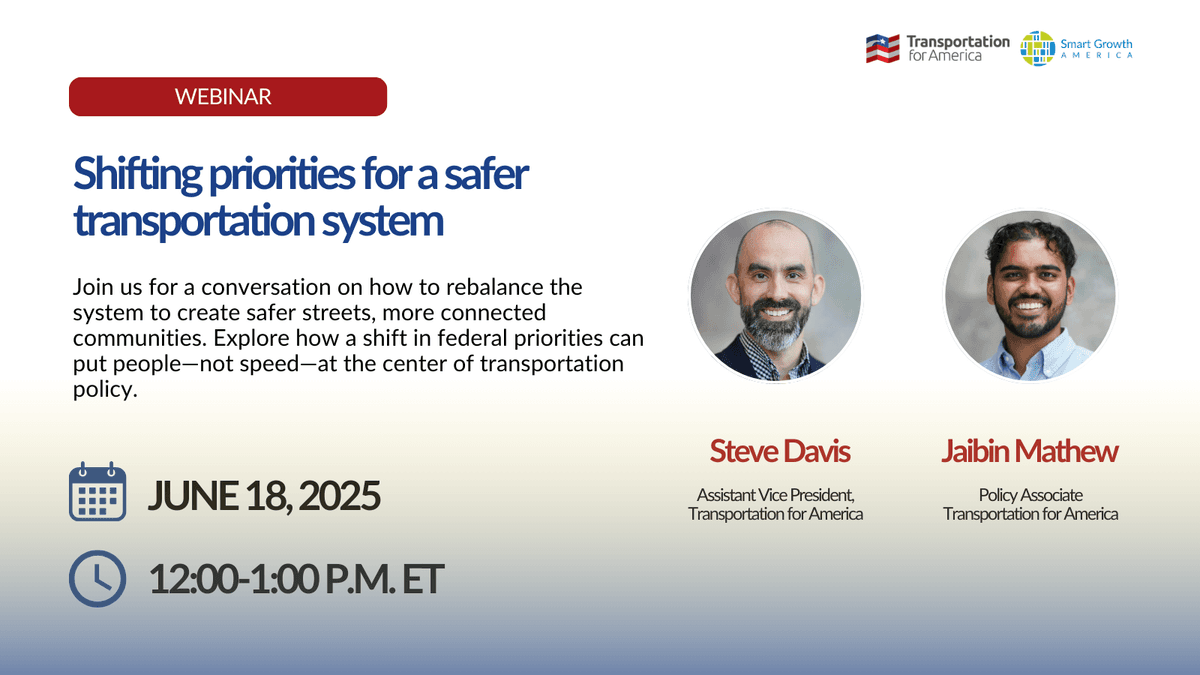Webinar: Shifting priorities for a safer transportation system