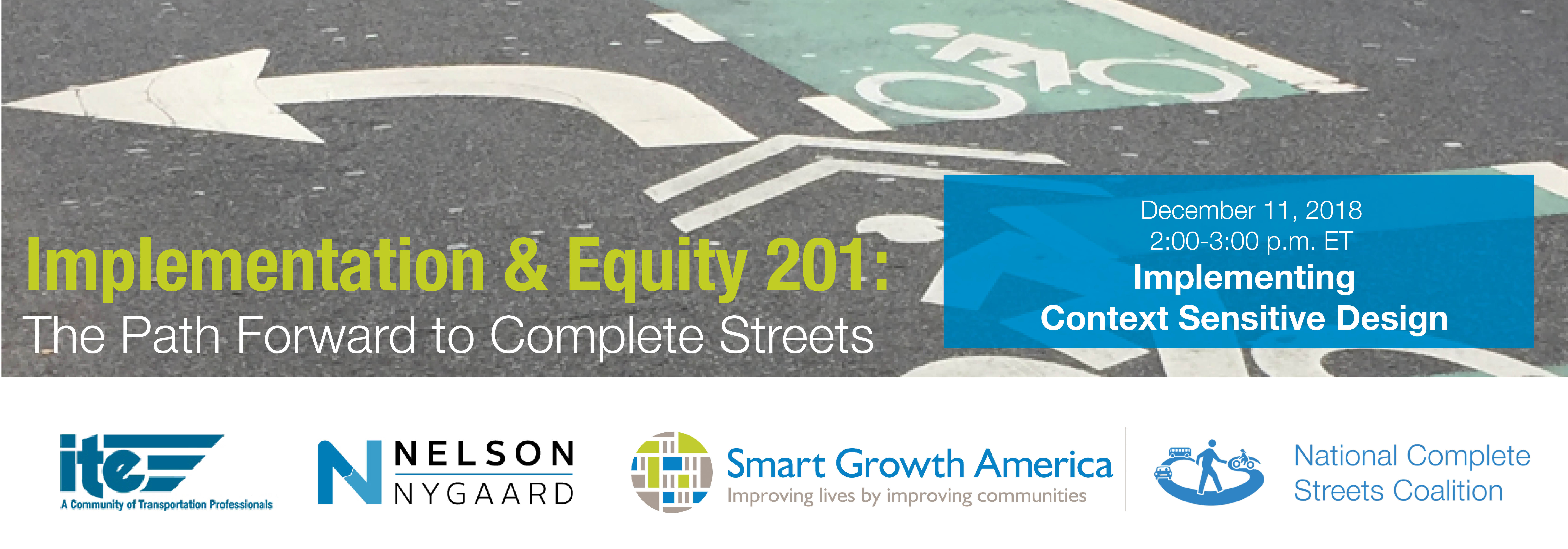  /></p>
<p>In the practical implementation of Complete Streets, not every streets has to have a bike lane—or turn lanes or bus lanes. Some great street designs like the <i>woonerf</i>—Dutch for “living street”— have no lanes at all! Point is, the design of the street should reflect the context it's in.</p>
<p>On <b>December 11 at 2 p.m. ET,</b> as part of the Complete Streets webinar series on <a href=