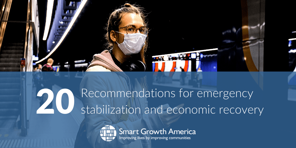  /></strong></p>
<p><strong>Our economy is at a virtual standstill because of the COVID-19 pandemic. Millions of Americans have lost their jobs and healthcare. Businesses of all sizes are facing an existential threat. Local municipal budgets are being gutted. As we hope for light at the end of the tunnel we’ll need to craft a smart recovery. We leaned on our experience with the stimulus of 2009 and our long expertise in infrastructure and community development to produce <a href=